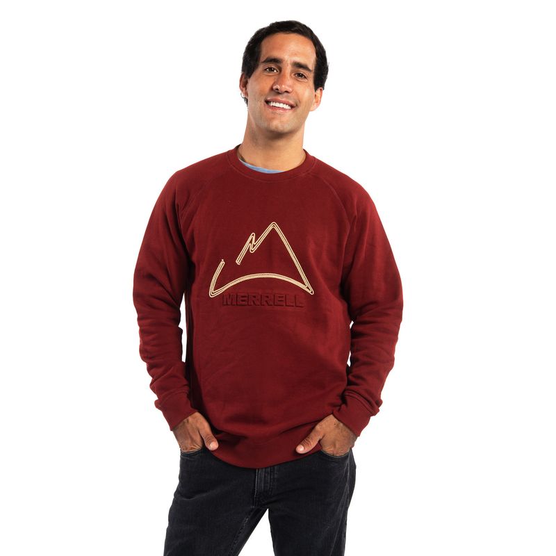 MERRELL - Polerón Hombre Artic Crew Naranjo MERRELL