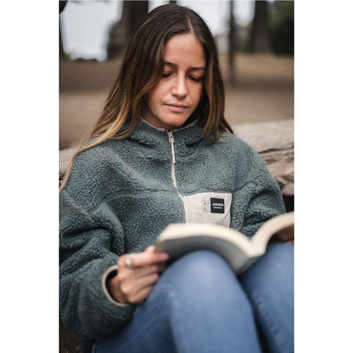 MERRELL - Polar Mujer Mars Sherpa Fz Verde MERRELL