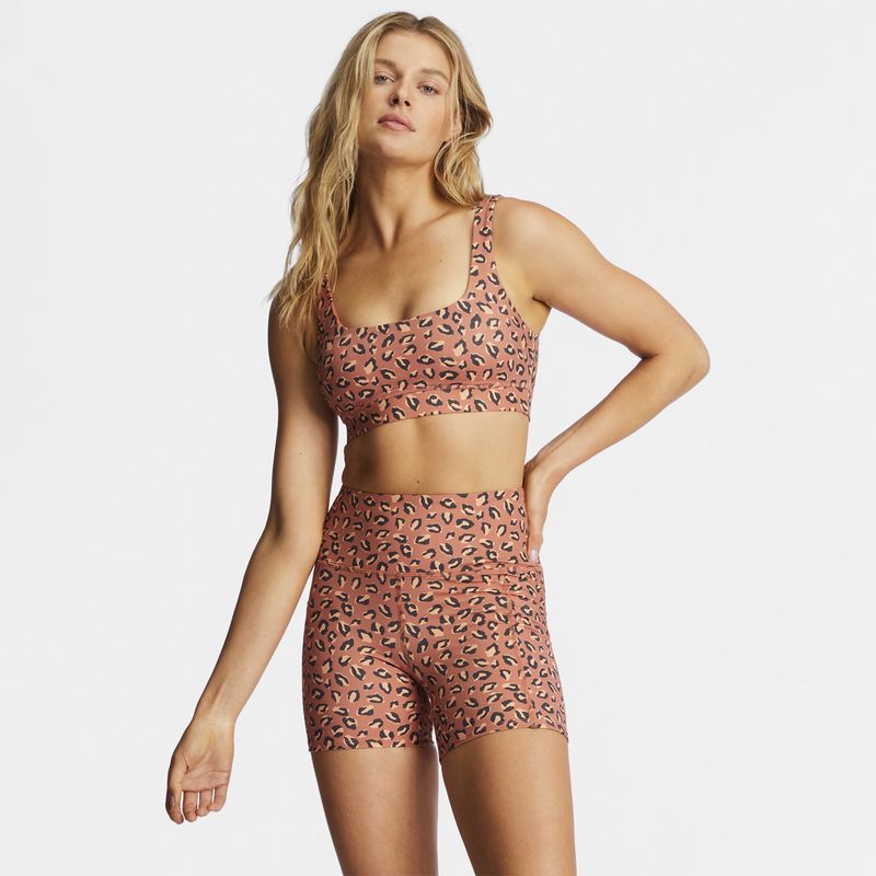 BILLABONG - Peto Mujer Summit Bra Tank Terracota BILLABONG