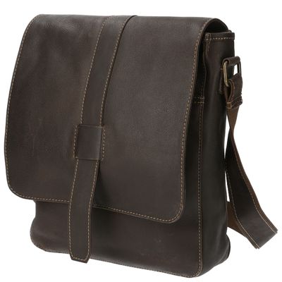 Imagen 2 del producto Maletín Cuero Unisex Th Drake Cross Café