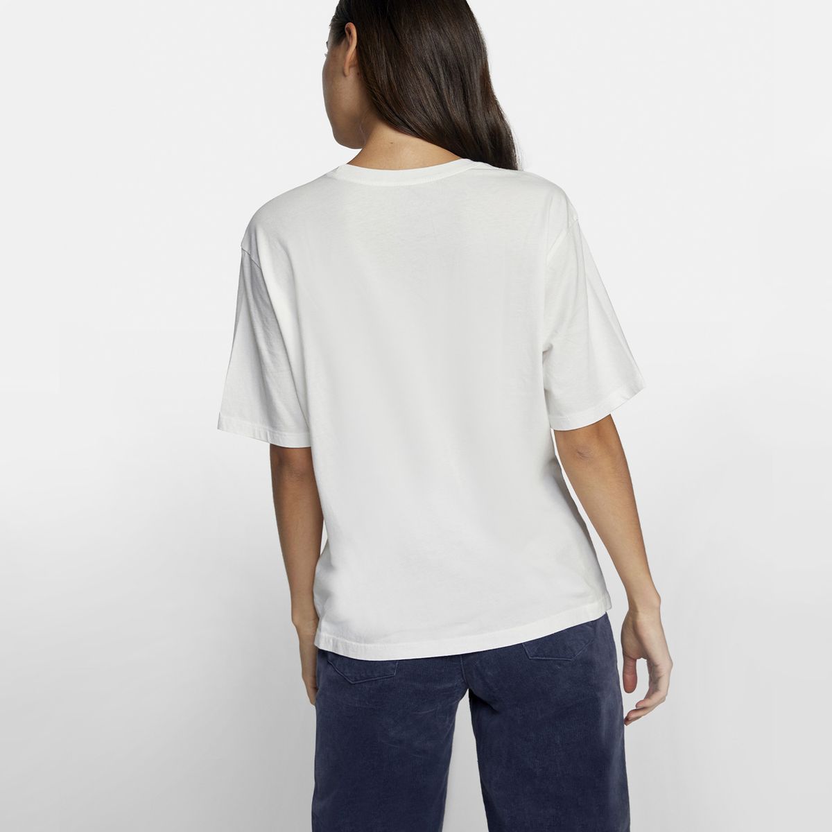 RVCA - Polera M/C Mujer Leines Tribe Ss Blanco RVCA