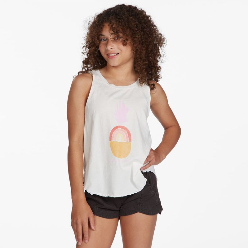 BILLABONG - Polera S/M Niña Meant To Be Blanco BILLABONG