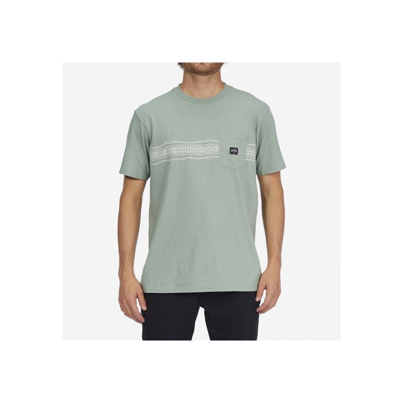BILLABONG - Polera M/C Hombre Spinner Gris BILLABONG