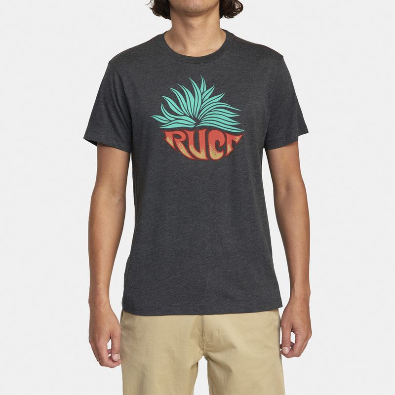 RVCA - Polera M/C Hombre Agave Negro RVCA