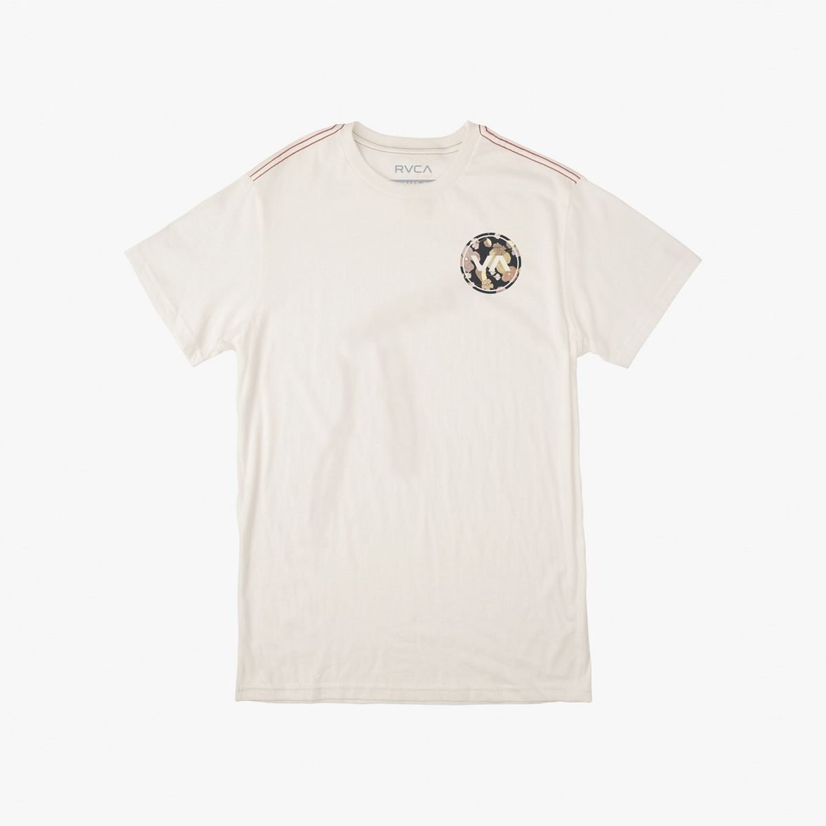 RVCA - Polera M/C Hombre Va Mod M Tees Blanco RVCA