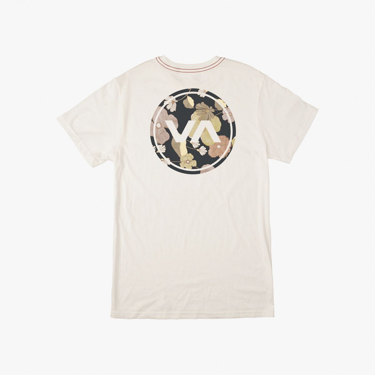 RVCA - Polera M/C Hombre Va Mod M Tees Blanco RVCA