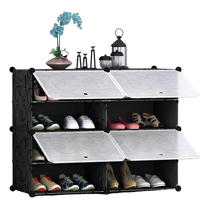 U BUY - Zapatero Organizador De Zapatos 2 Pisos Estrecho Bonito