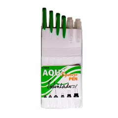 BCASUAL - Pincel Recargable Agua - 6 Unidaes En Estuche Nuevos