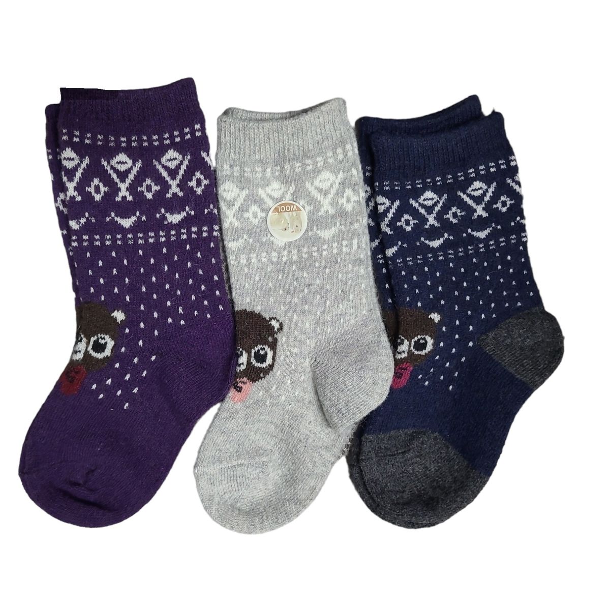 GARSIL - 12 Pares De Calcetines Termicos Para Niñas - Diseños - Docena