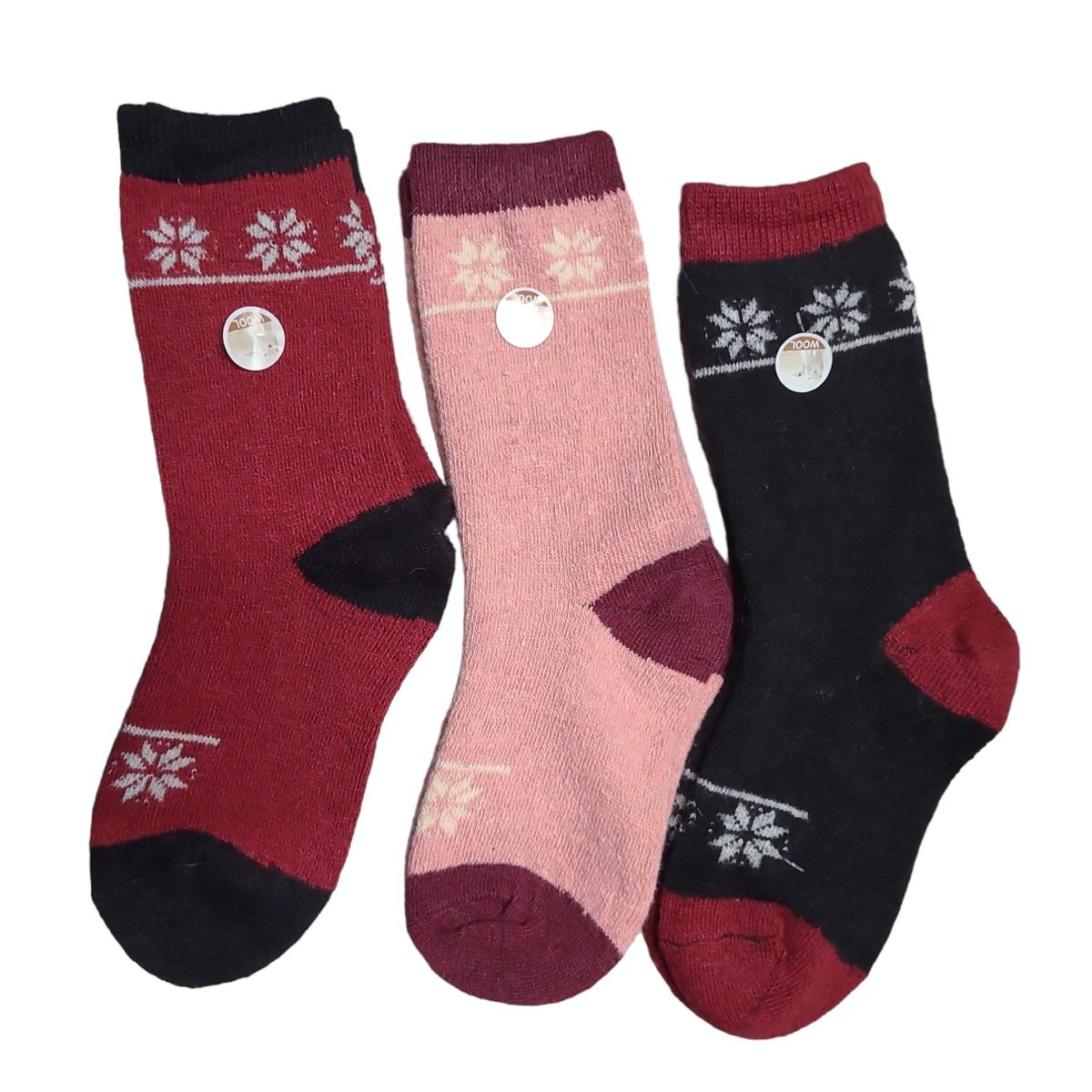 GARSIL - 12 Pares De Calcetines Termicos Para Niñas - Diseños - Docena