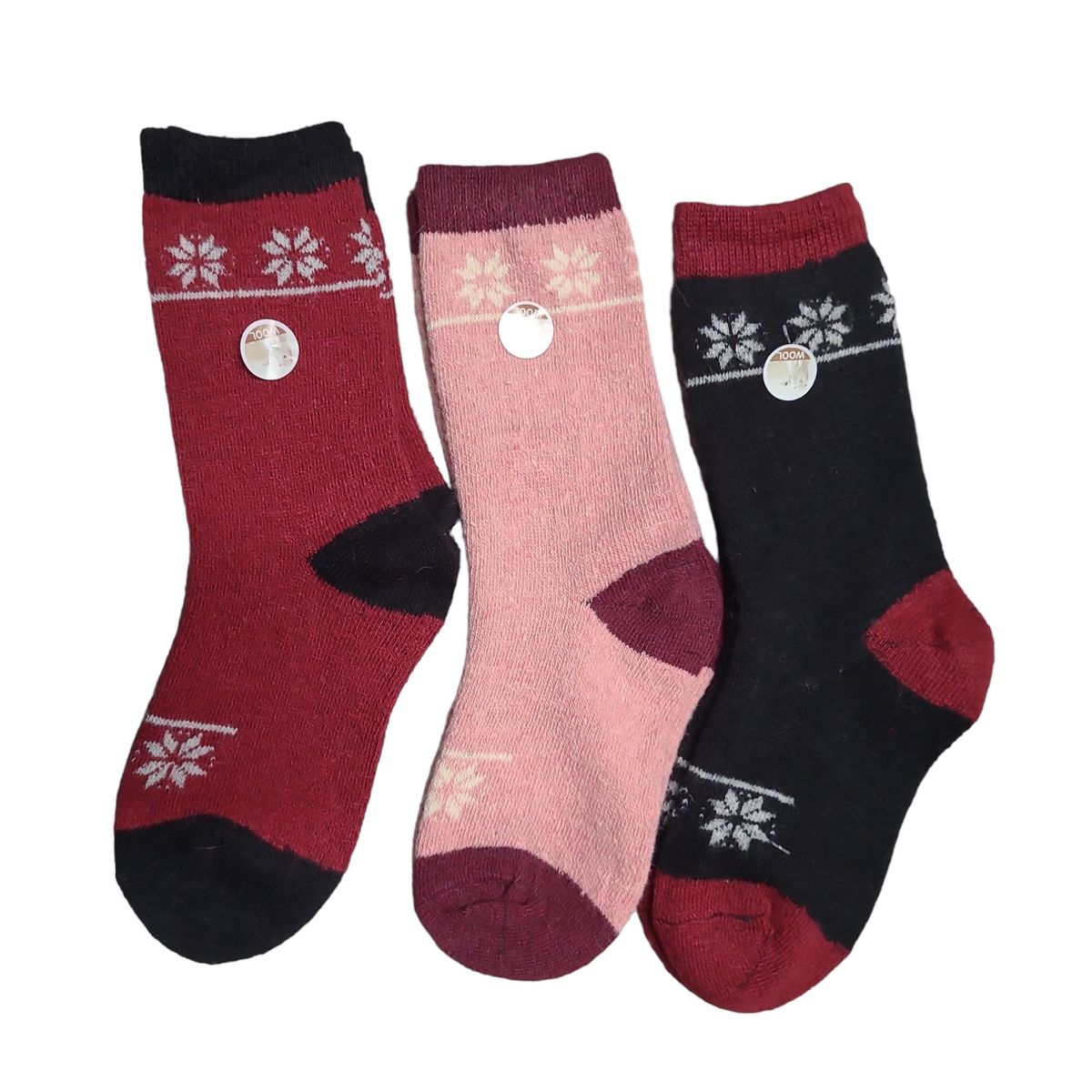 GARSIL - 12 Pares De Calcetines Termicos Para Niñas - Diseños - Docena
