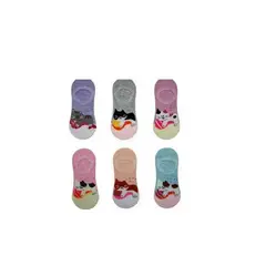 EVERSO - Pack 12 Calcetín Mujer Invisible Con Diseño.