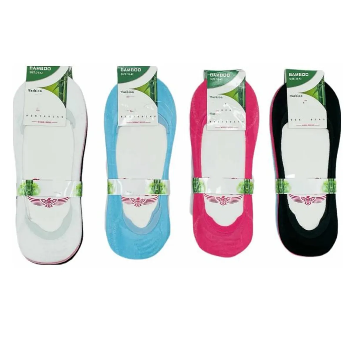EVERSO - 12 Pares Calcetines Invisibles Mujer Bambu, Panchitas 02.