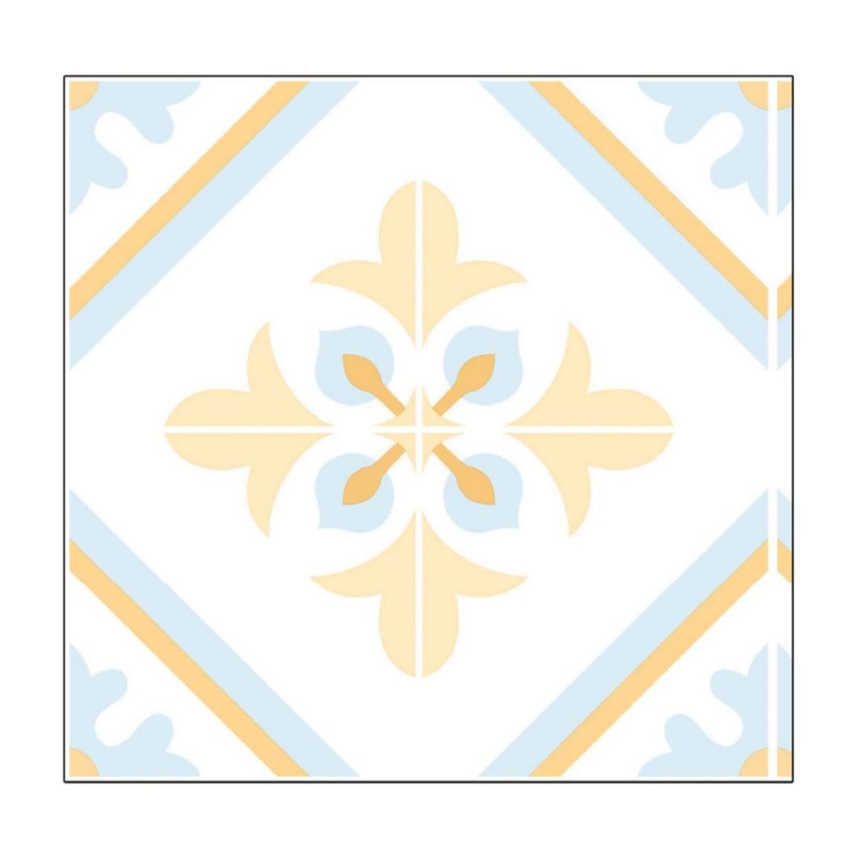 MOBII - Piso Vinilico Adhesivo. Simil Ceramica. 0,9 M2. 0903