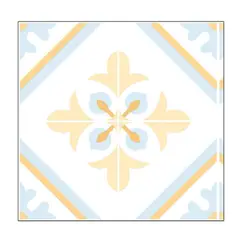 MOBII - Piso Vinilico Adhesivo. Simil Ceramica. 0,9 M2. 0903