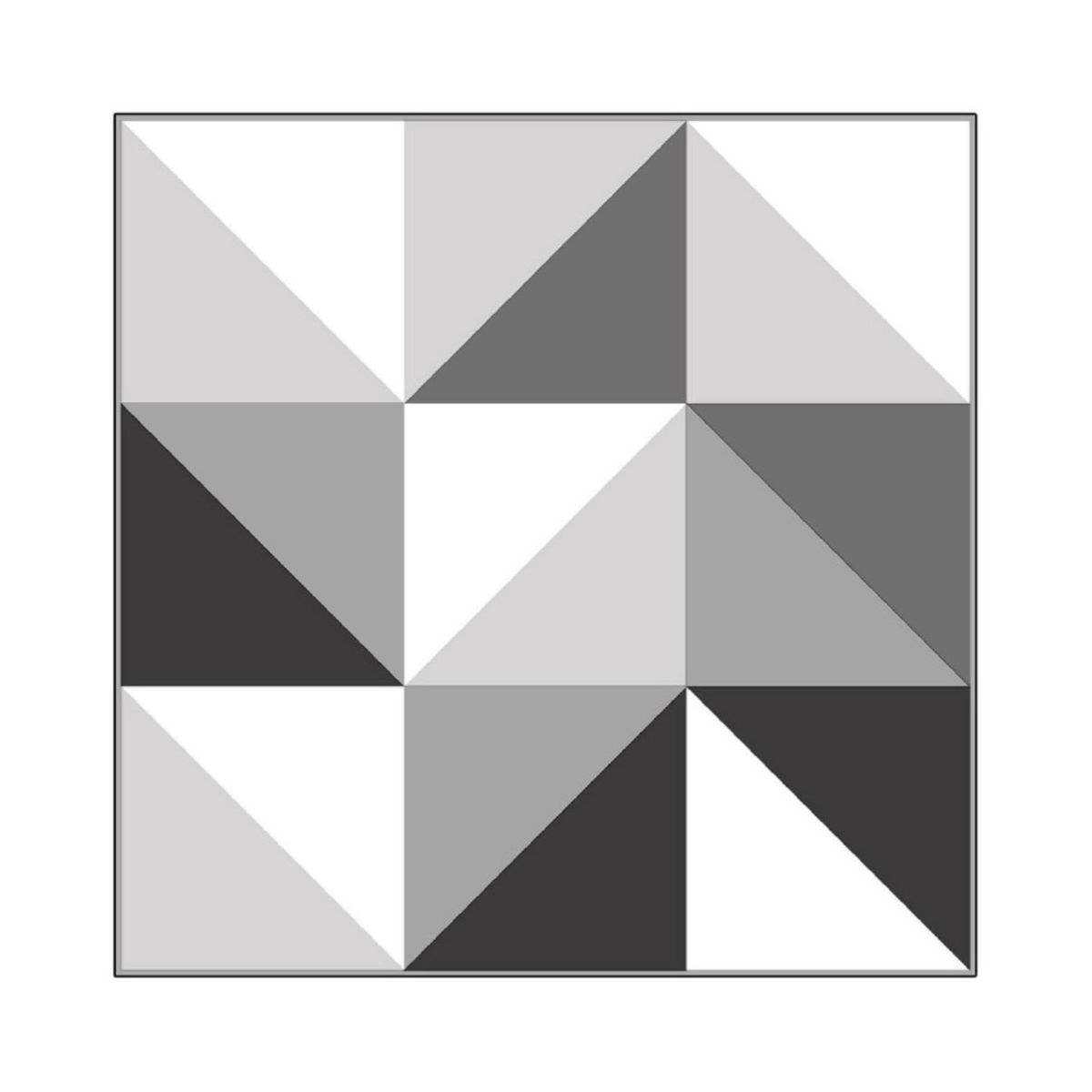 MOBII - Piso Vinilico Adhesivo. Simil Ceramica. 0,9 M2. 0402