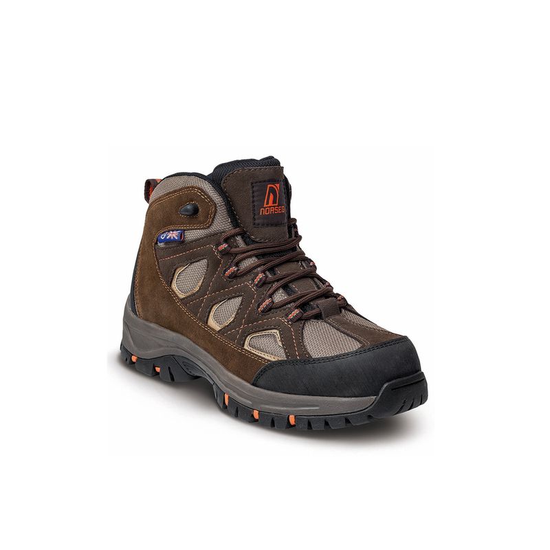 NORSEG - Zapato de Seguridad Cambridge B Café Hombre NORSEG