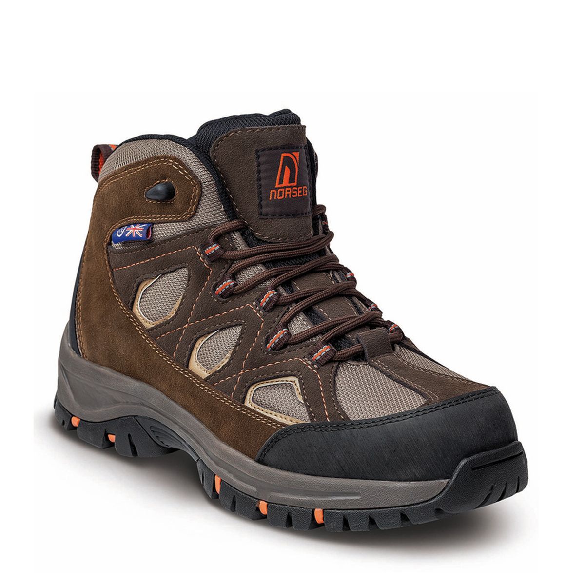 NORSEG - Zapato de Seguridad Cambridge B Café Hombre NORSEG.