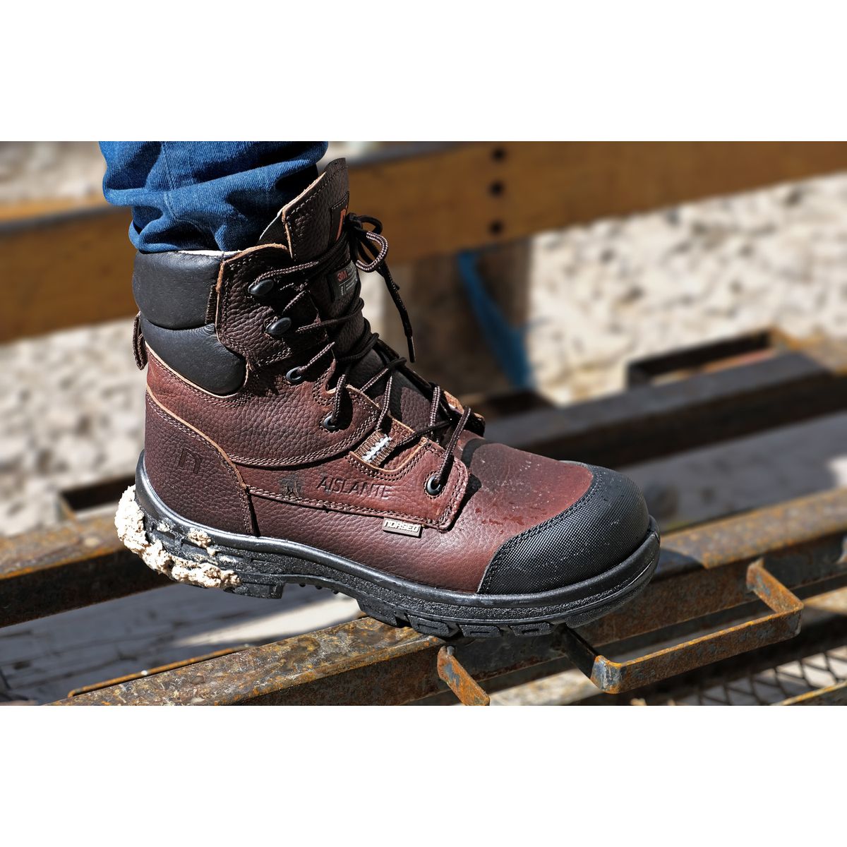 NORSEG - Zapato de seguridad NS 695 Isluga Café Hombre NORSEG