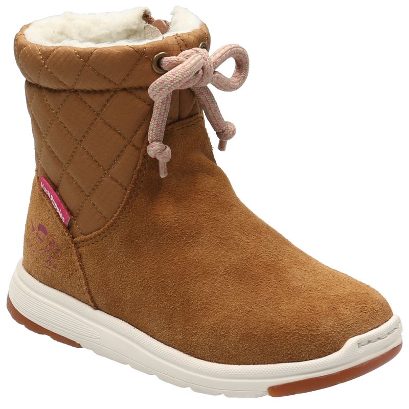 HUSH PUPPIES - Bota Cuero Niña Rainy Café 19 - 25 HUSH PUPPIES