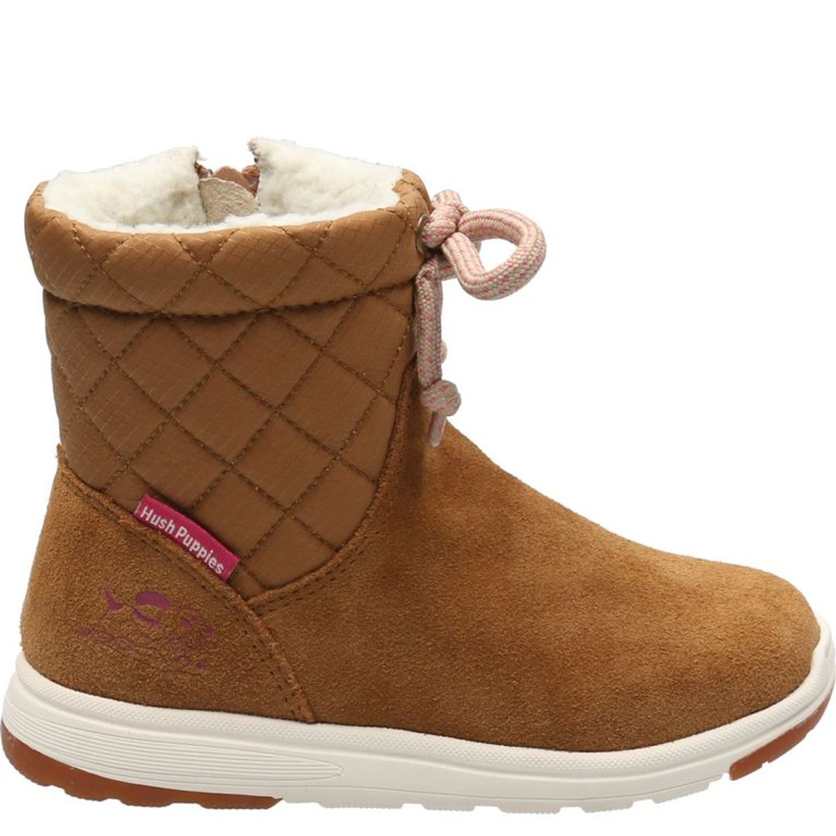 HUSH PUPPIES - Bota Cuero Niña Rainy Café 19 - 25 HUSH PUPPIES