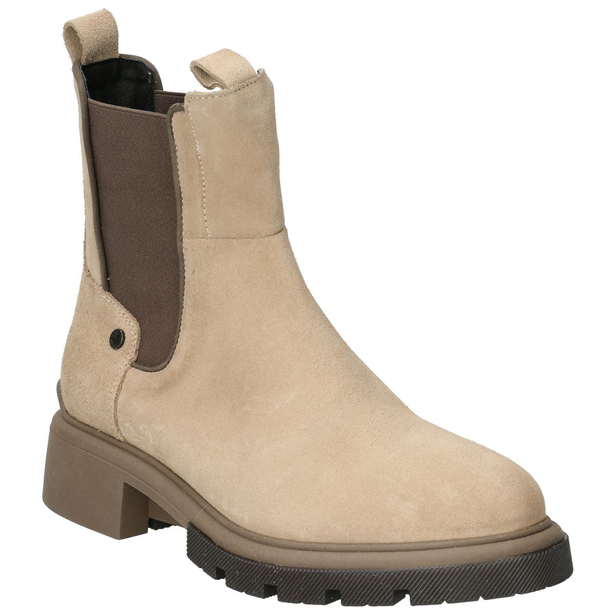 HUSH PUPPIES - Botin Cuero Mujer Rita Tall Chelsea Blanco HUSH PUPPIES