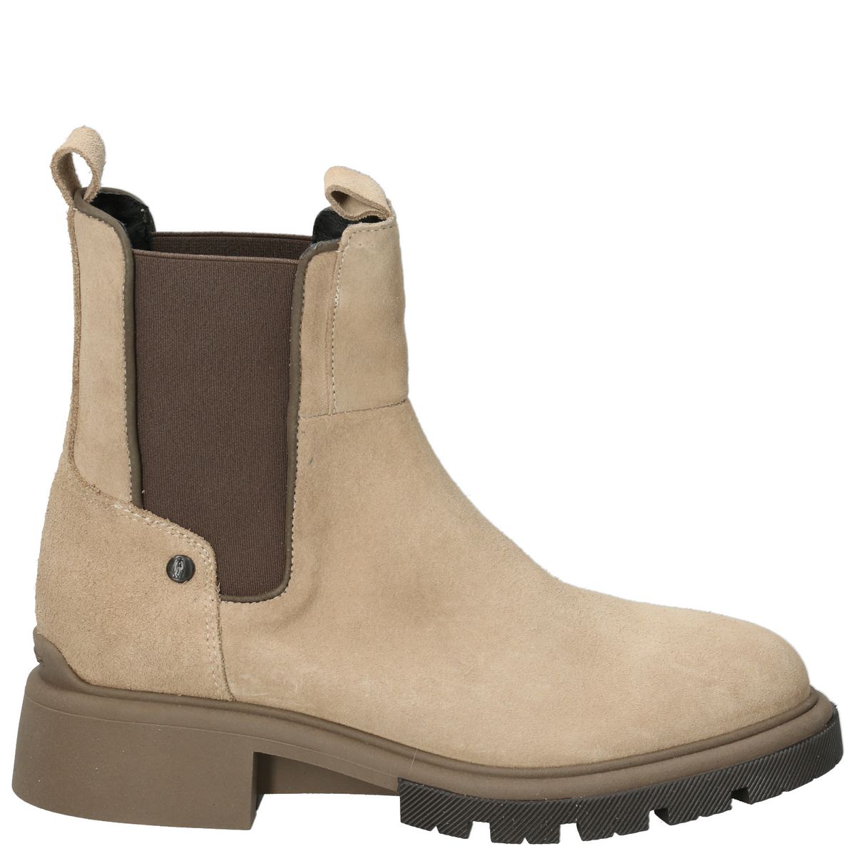 HUSH PUPPIES - Botin Cuero Mujer Rita Tall Chelsea Blanco HUSH PUPPIES