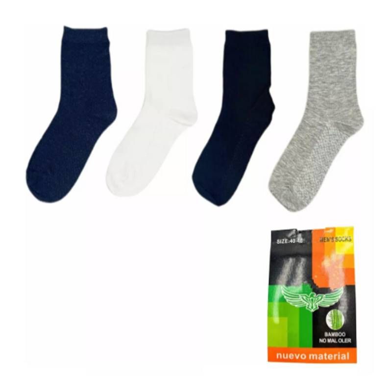 EVERSO - Pack12 Calcetín Deportivo Bambu Para Hombre