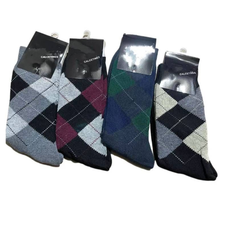 EVERSO - Pack 12 Calcetines De Hombre Largo Grueso Invierno