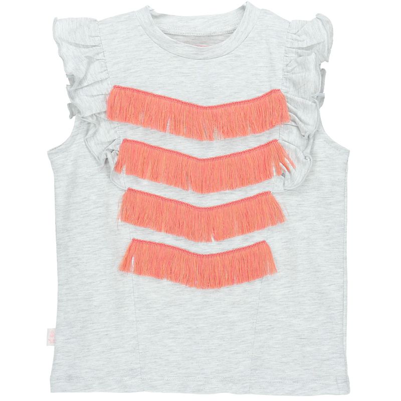 HUSH PUPPIES - Polera M/C Niña Flecos Gris HUSH PUPPIES