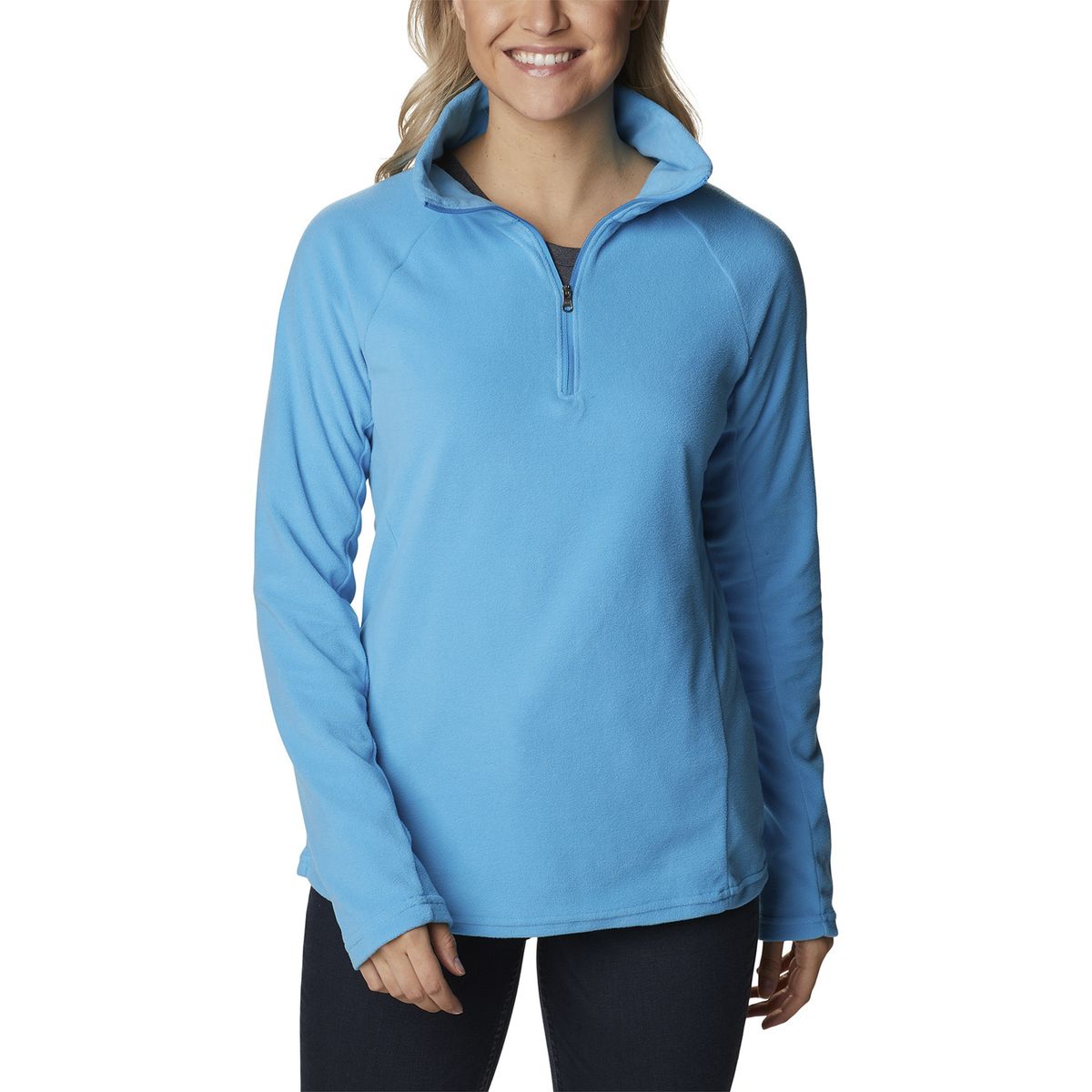 COLUMBIA - Polar Mujer Glacial Iv 1/2 Zip Celeste COLUMBIA