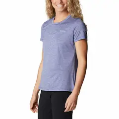 COLUMBIA - Polo Mujer Hike Ss Azul