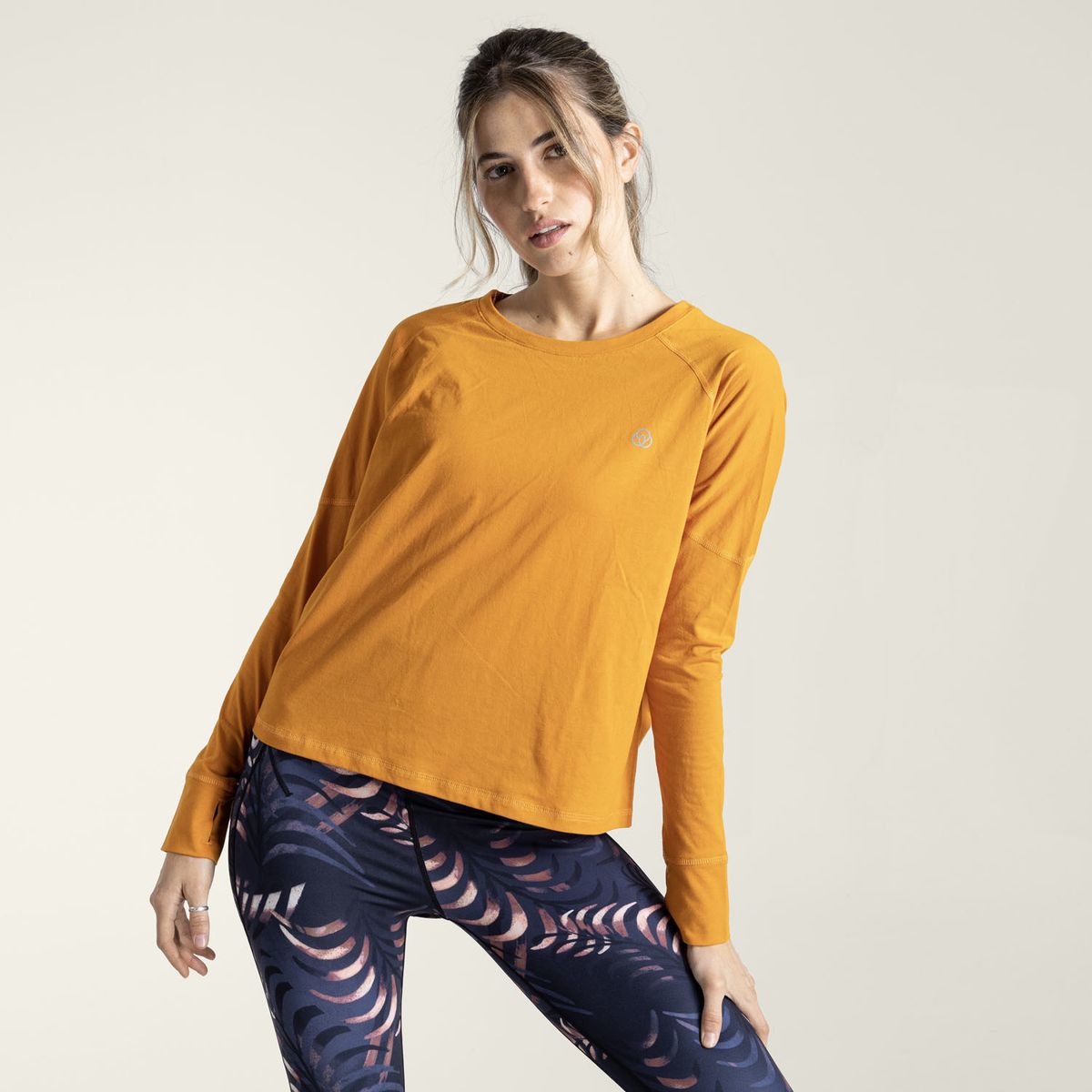 BSOUL - Polera ML Mujer LS T-Shirt Cata Mostaza BSOUL