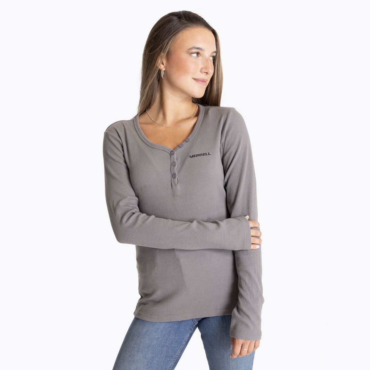 MERRELL - Polera Mujer Nala 2 Plomo MERRELL