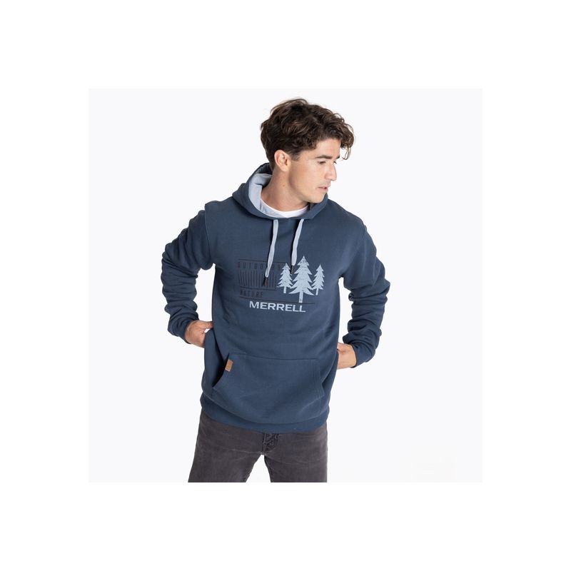 MERRELL - Poleron Hombre Cables Azul MERRELL