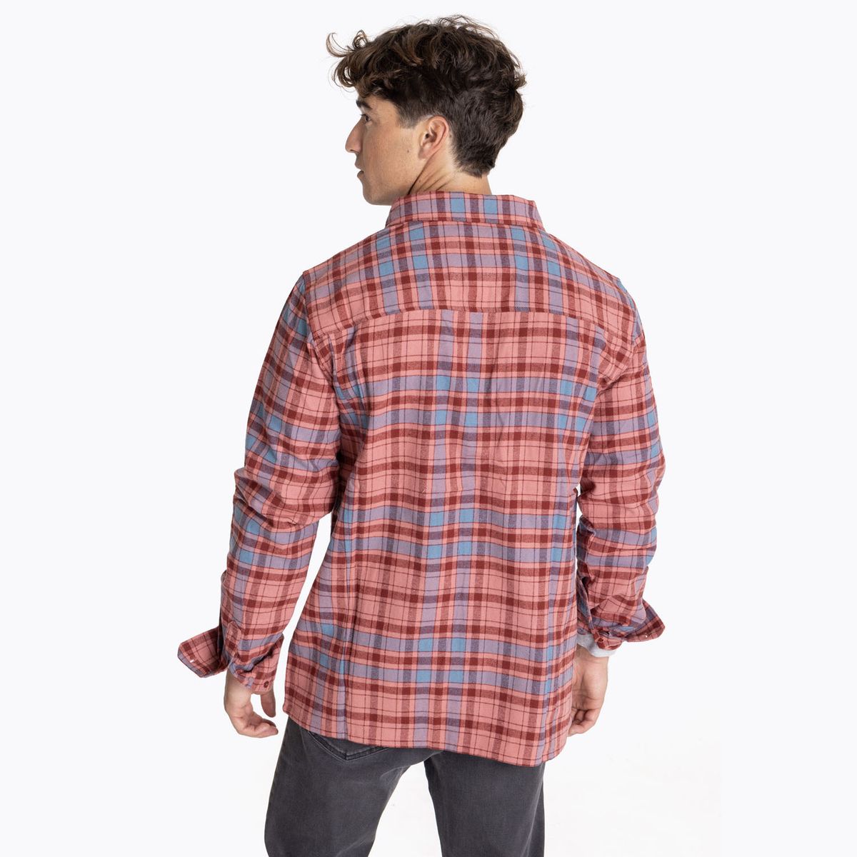 MERRELL - Camisa Hombre Franela Winter Naranja MERRELL