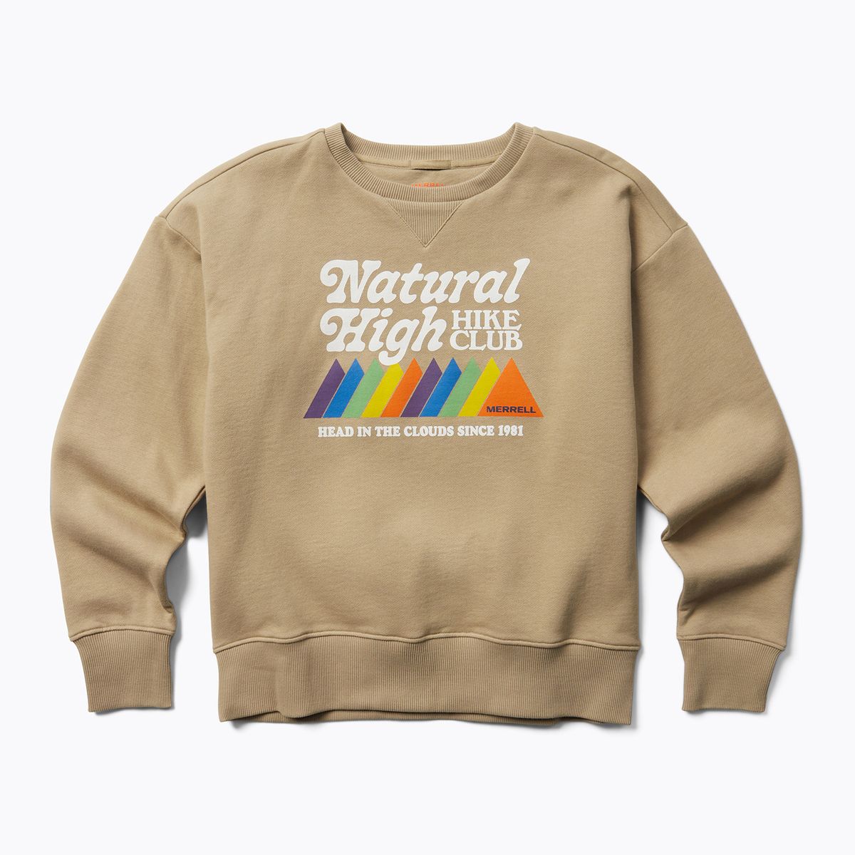 MERRELL - Poleron Mujer Natural High Club Gris MERRELL