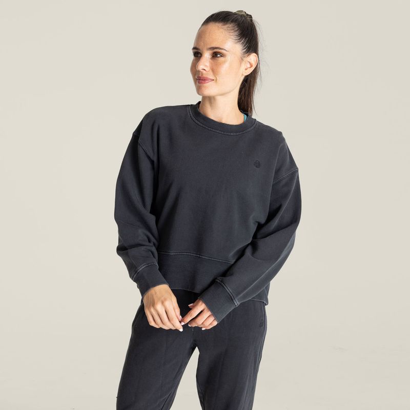BSOUL - Polerón Mujer Creta Negro BSOUL