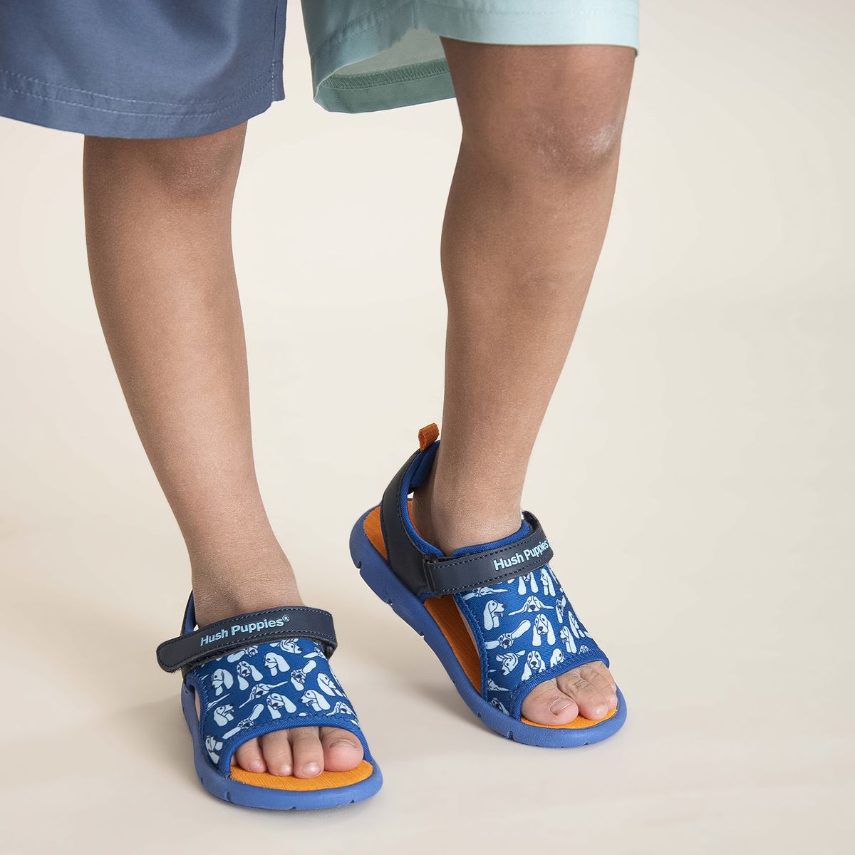 HUSH PUPPIES - Sandalia Niño Ghost Azul HUSH PUPPIES