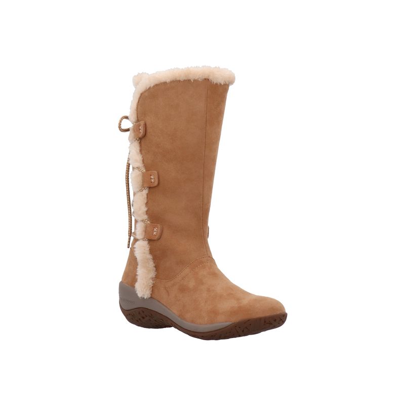 HUSH PUPPIES - Botas Planas Bota cuero mujer alove camel HUSH PUPPIES