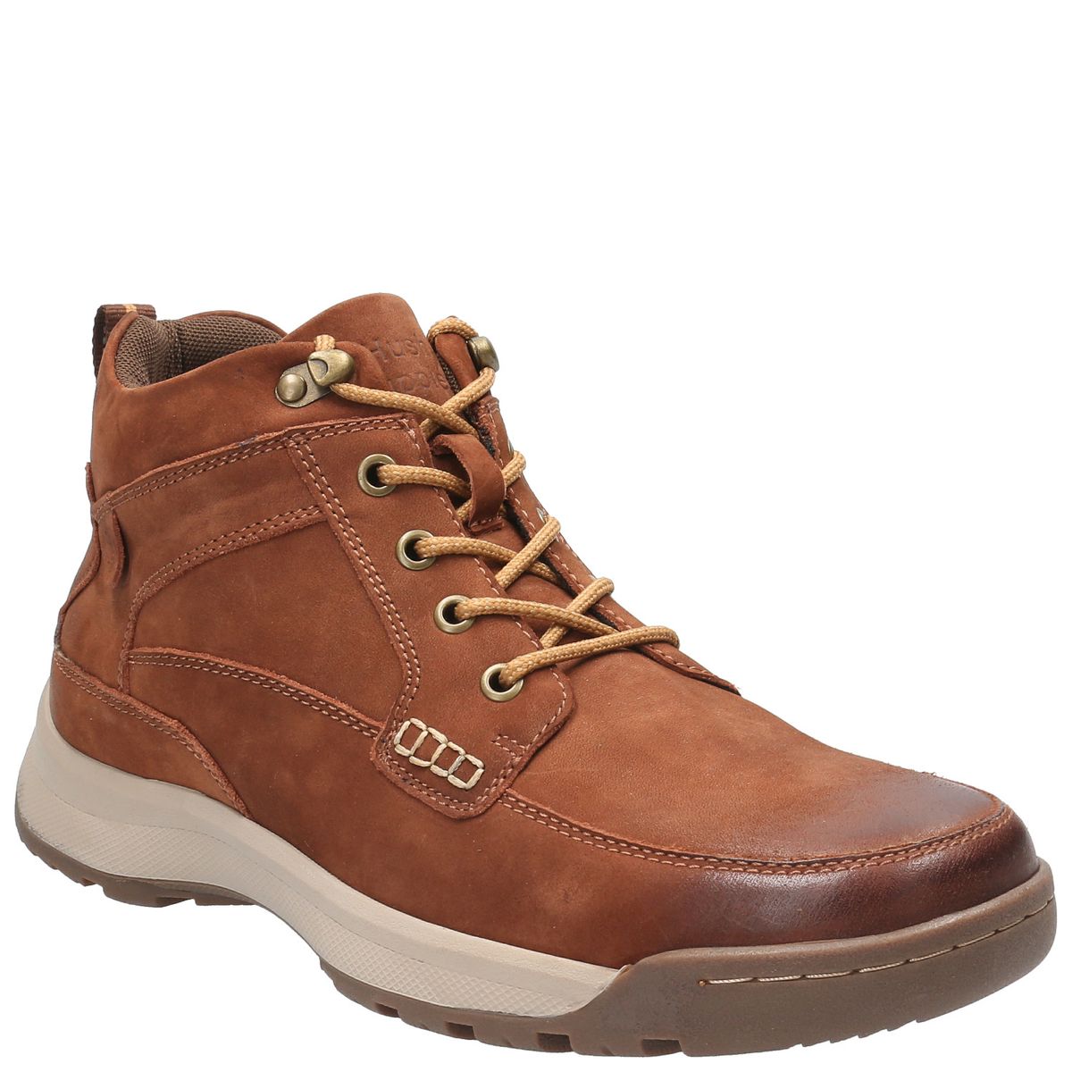 HUSH PUPPIES - Botin Cuero Hombre Thomas Café HUSH PUPPIES