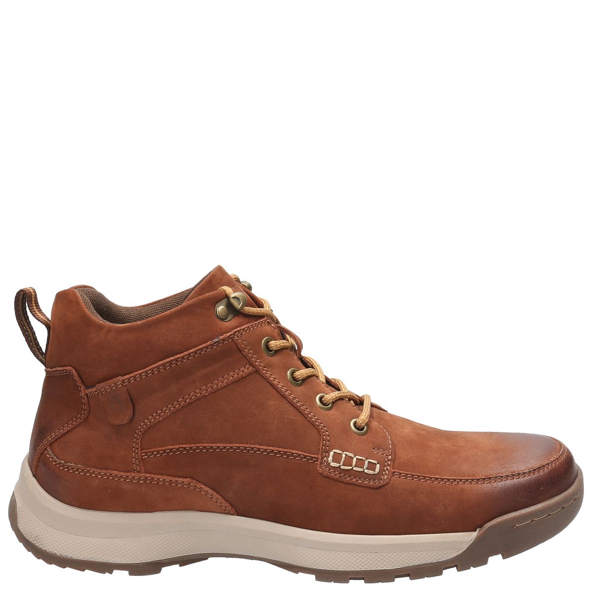 HUSH PUPPIES - Botin Cuero Hombre Thomas Café HUSH PUPPIES