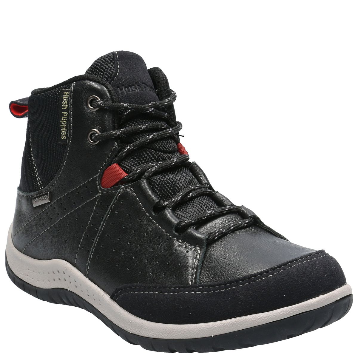 HUSH PUPPIES - Botin Cuero Mujer Lumer Negro HUSH PUPPIES