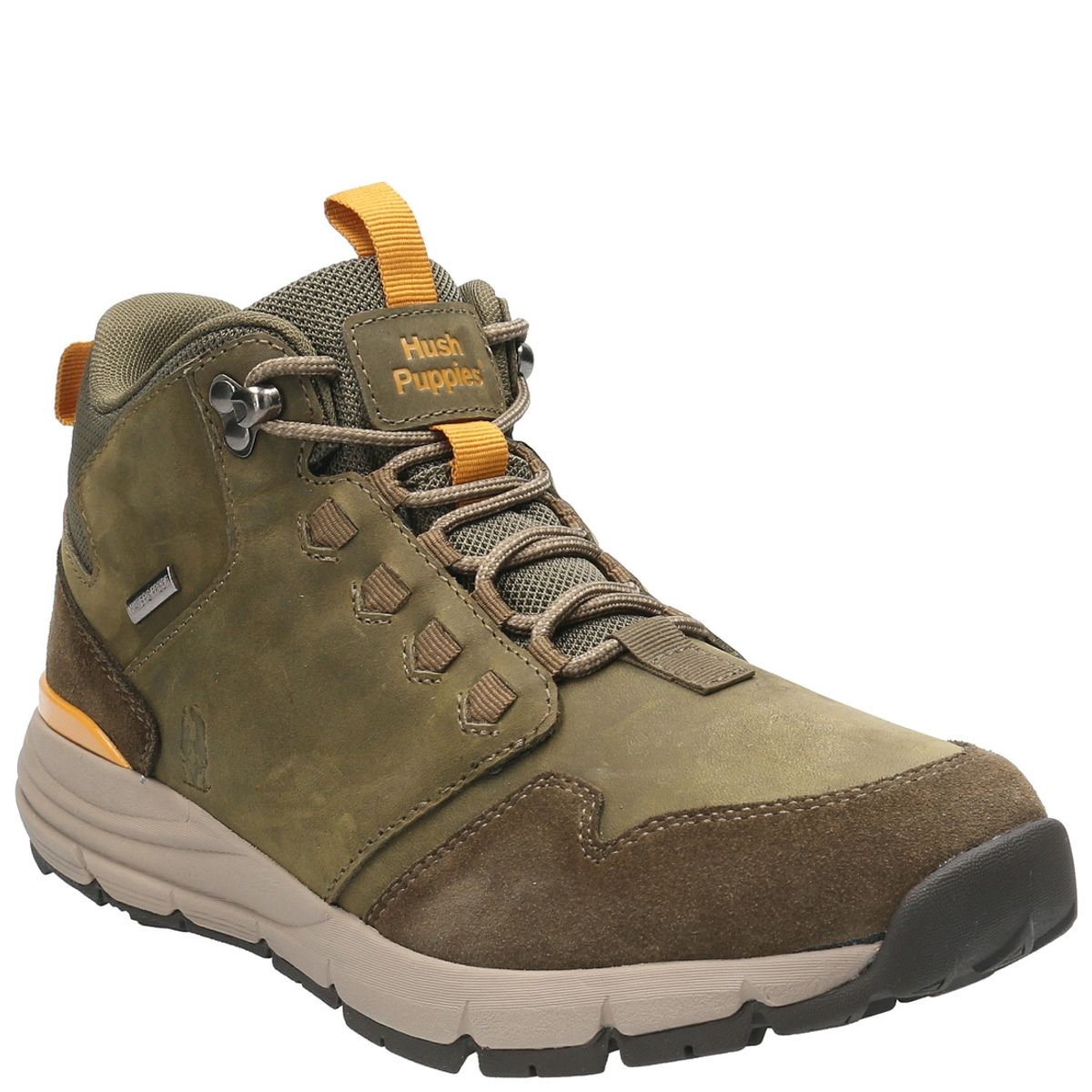 HUSH PUPPIES - Botin Cuero Hombre Cavier Azul HUSH PUPPIES