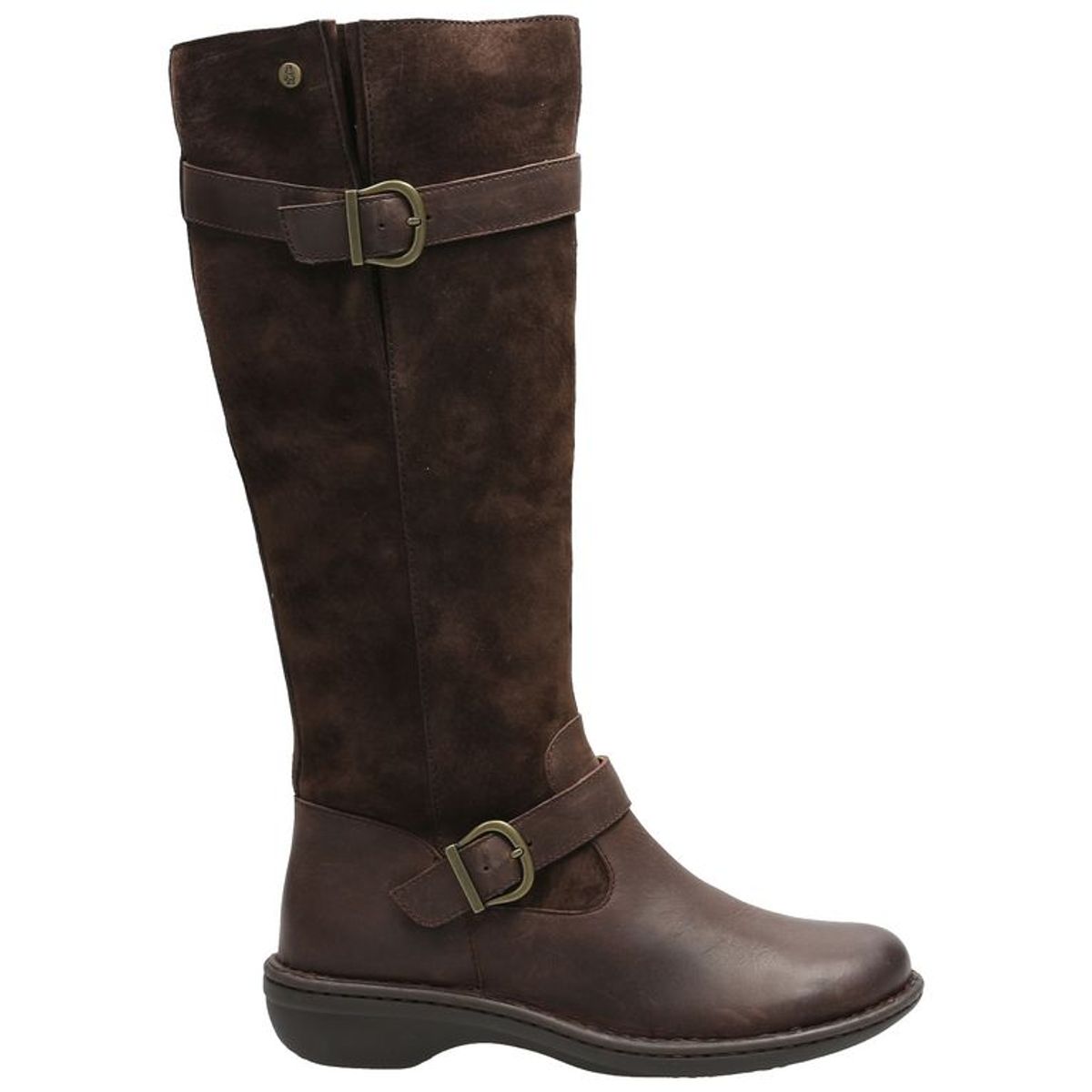HUSH PUPPIES - Bota Cuero Mujer Luana Café HUSH PUPPIES