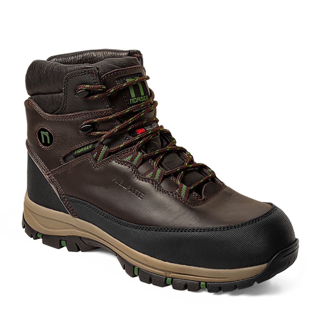 NORSEG - Zapato de Seguridad Gower Café Hombre NORSEG