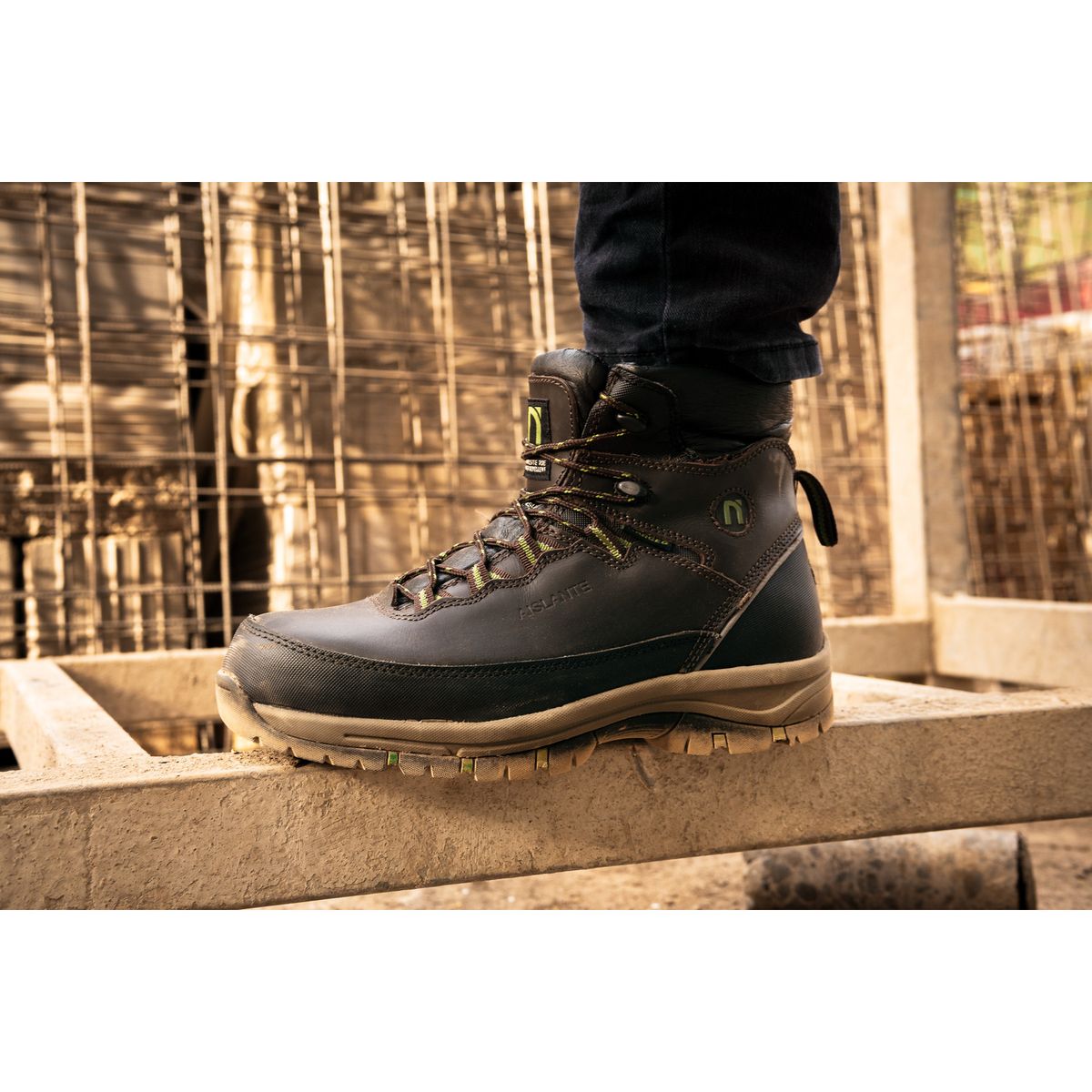 NORSEG - Zapato de Seguridad Gower Café Hombre NORSEG