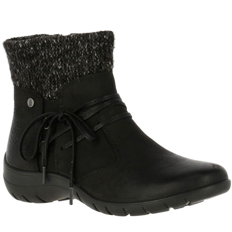 Botín Botín cuero mujer malmo ii negro