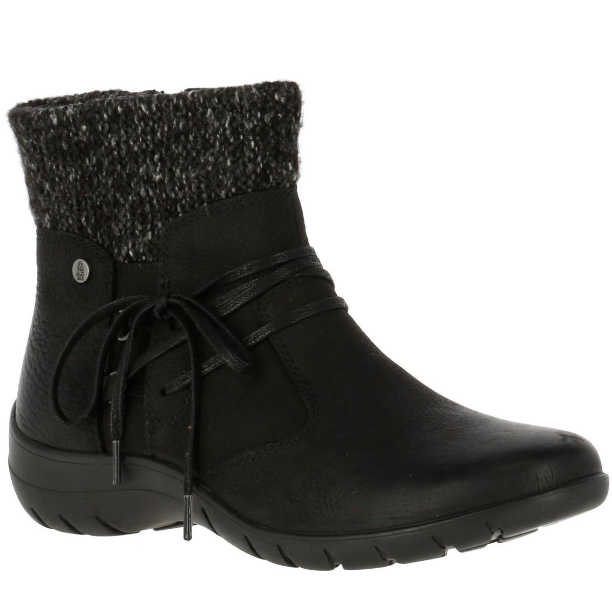 HUSH PUPPIES - Botín Botín cuero mujer malmo ii negro HUSH PUPPIES