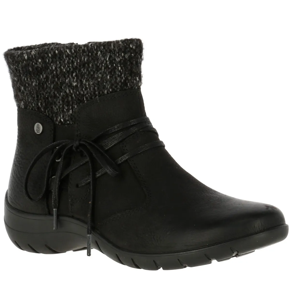 HUSH PUPPIES - Botín Botín cuero mujer malmo ii negro HUSH PUPPIES